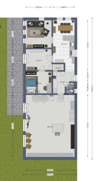 mediumsize floorplan